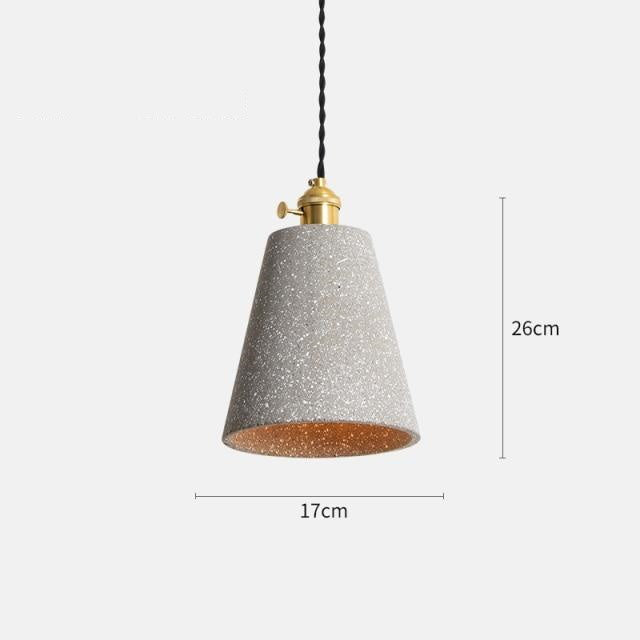 Lumina - Stylish Zement Pendant Lamps for an Industrial Interior 