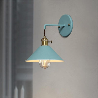 Vintage Wall Lamps in Vibrant Colors 