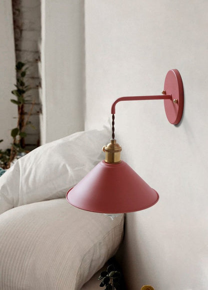 Vintage Wall Lamps in Vibrant Colors 