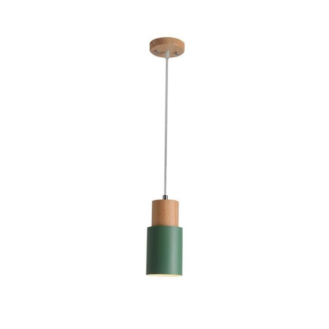 Ingrid Scandinavian Pendant Lamp made of Wood and Metal