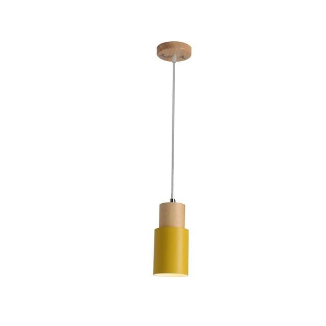 Ingrid Scandinavian Pendant Lamp made of Wood and Metal