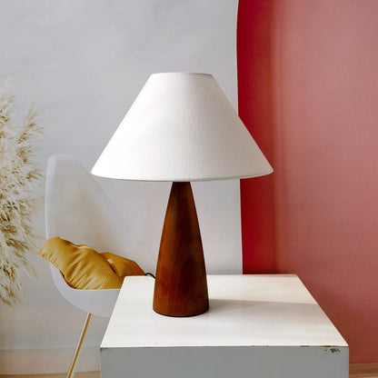 HeritageLight - Solid Wood Table Lamp, Inspired by the Ancient Style 