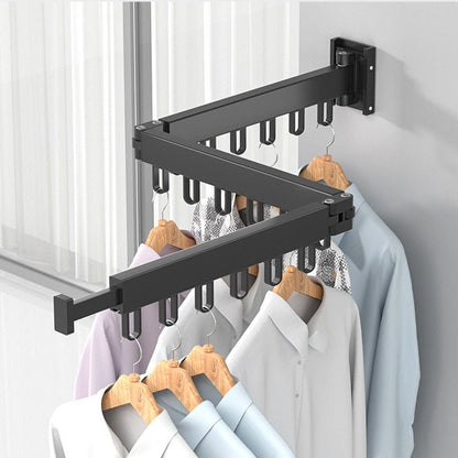 Pull-out Clothes Dryer, Foldable Clothes Hanger, Wall Mounted 