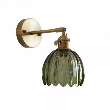 Retro – Wall lamp Glass Tulip button