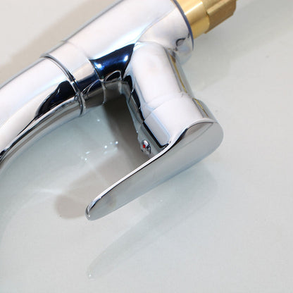 Bathroom Extendable Lift Brass Mixer Tap Faucet 