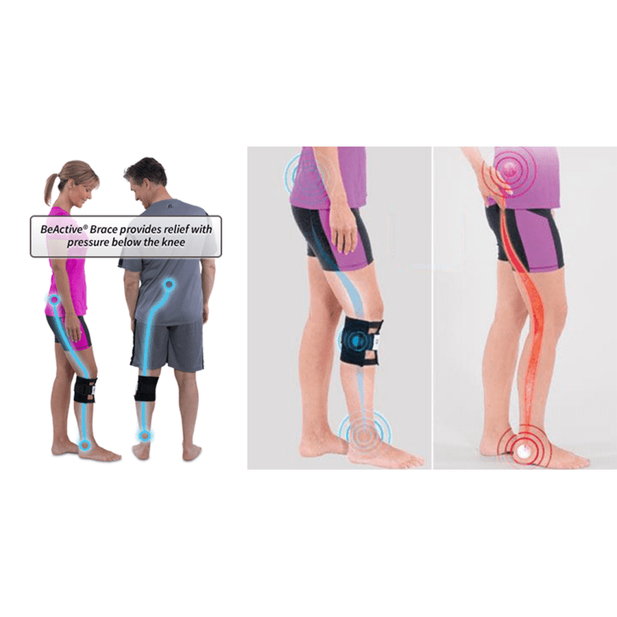 Sciatica Orthosis with Acupressure for Legs and Back 