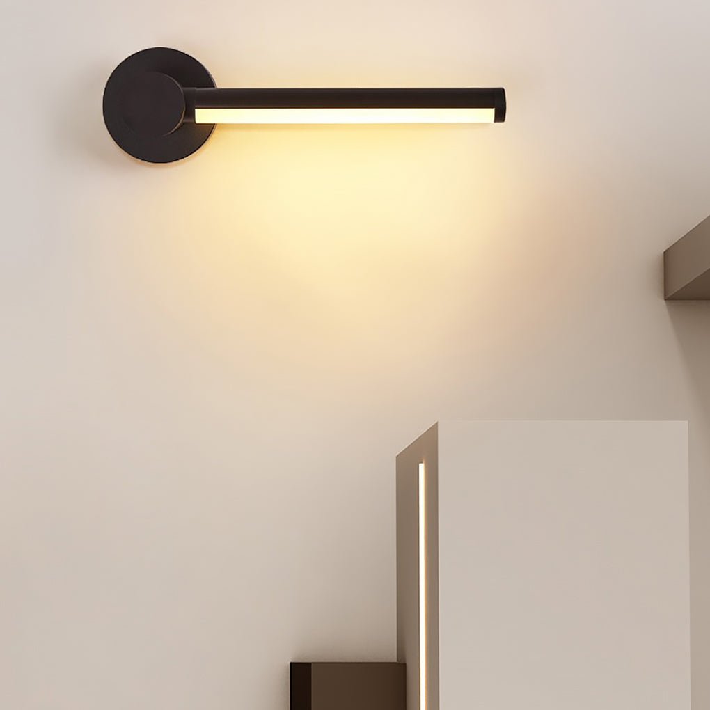 LichtLux - Simple Rotatable LED Wall Lamp with Three Colors Dimmable for the Living Room Background Wall