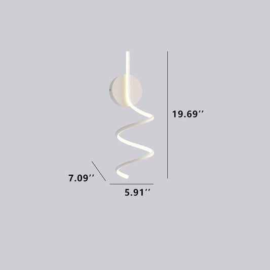 LumiArc - Minimalist Creative Arcs Lines 1-Light LED Wall Lamp 