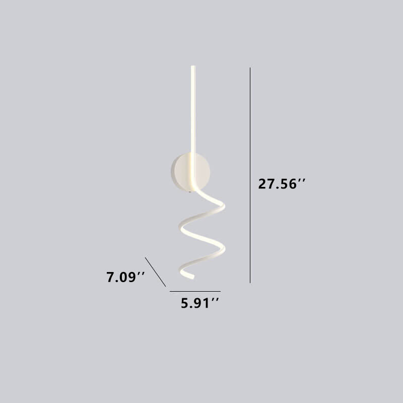 LumiArc - Minimalistische creatieve Arcs Lines 1-licht LED-wandlamp