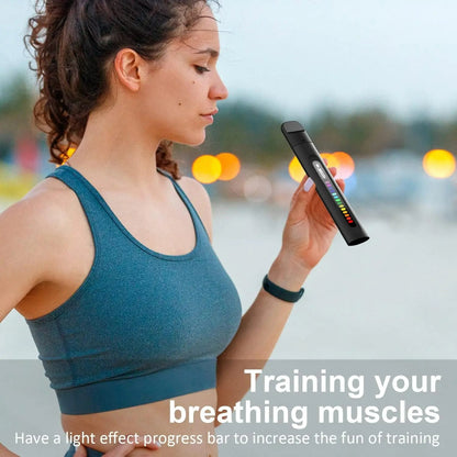 Smart Breathing Trainer - Ademspiertraining voor Betere Ademhaling, Geleide Assistent voor Sporters