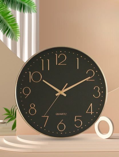 TimeDigits - Digital Rose Gold Wall Clock