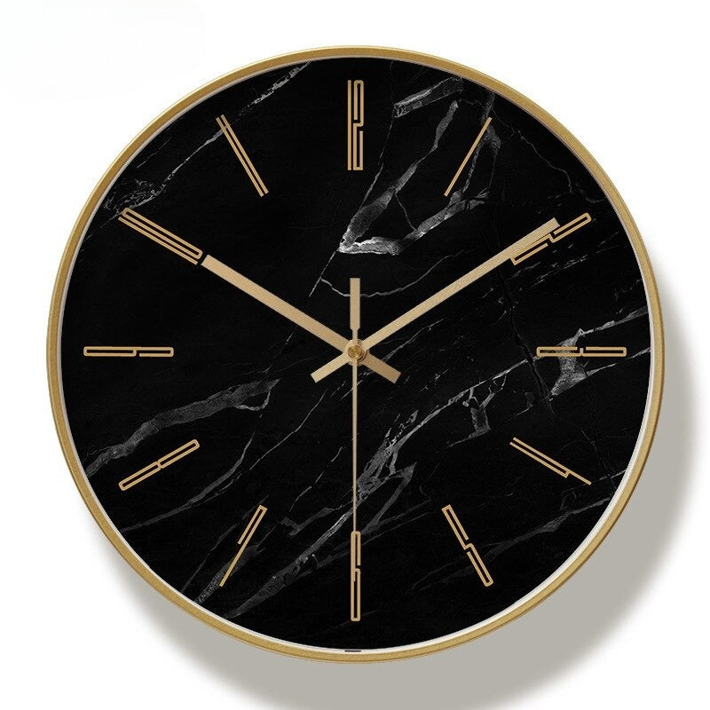 Marble Luxury Wall Clock | Stylish Marble Clock for a Luxurious Interior