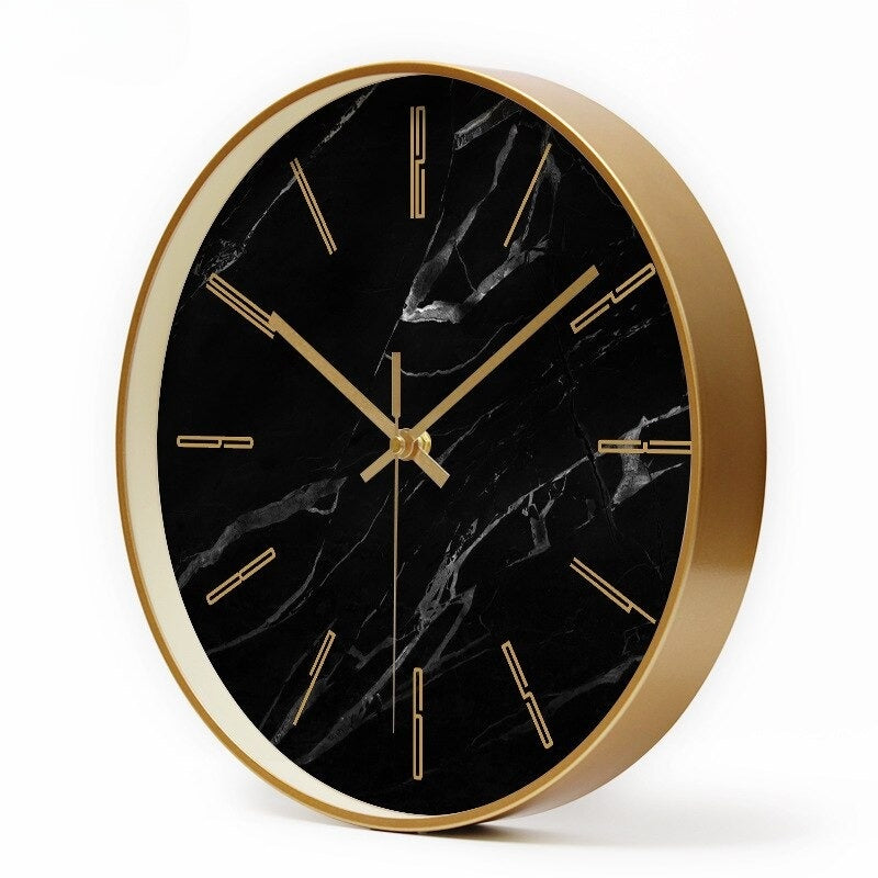 Marble Luxury Wall Clock | Stylish Marble Clock for a Luxurious Interior