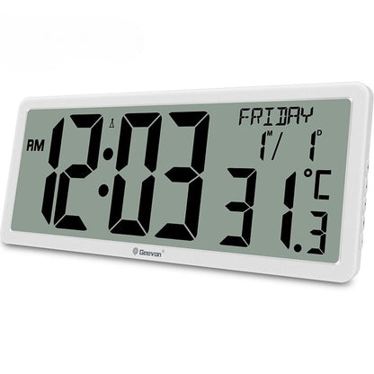 ChronoGlow - Stylish white wall clock with accurate time display