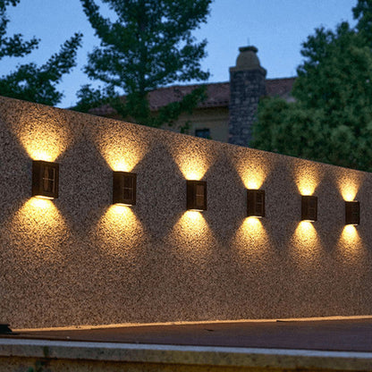 Wireless LED Solar Wall Lights Deluxe - Efficient lighting for your outdoor walls