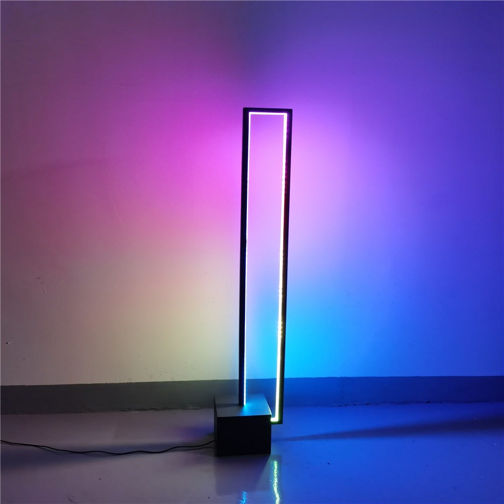 LichtKunst - Design RGB LED standing lamp Viola