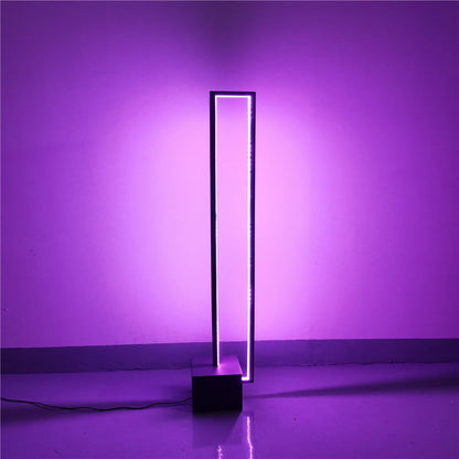 LichtKunst - Design RGB LED standing lamp Viola