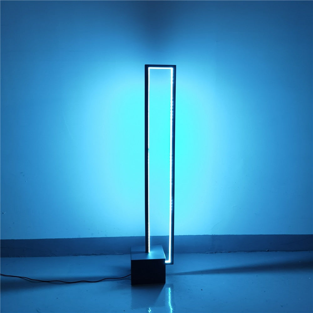 LichtKunst - Design RGB LED standing lamp Viola