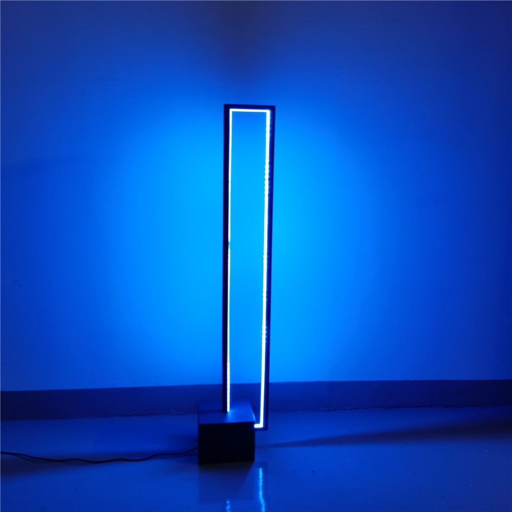 LichtKunst - Design RGB LED standing lamp Viola