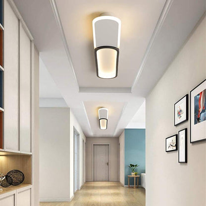 FlushElegance – LED ceiling light with minimalist rectangular design