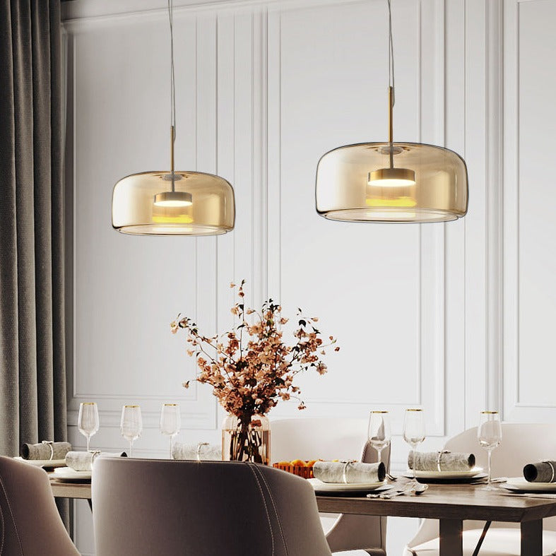 VerreElegance - Modern Pendant Lamp for Hotel Furnishing