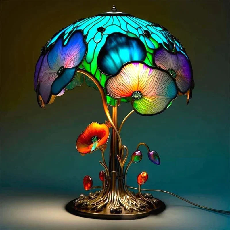 FantasyLamp | Prachtige & rustgevende glas-in-lood lamp