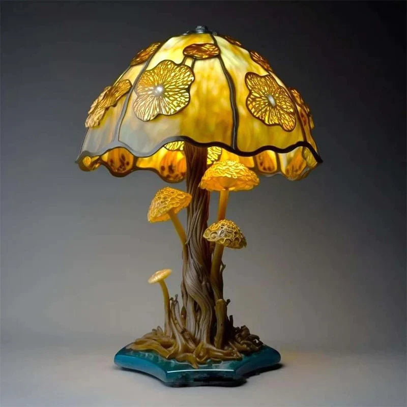 FantasyLamp | Prachtige & rustgevende glas-in-lood lamp