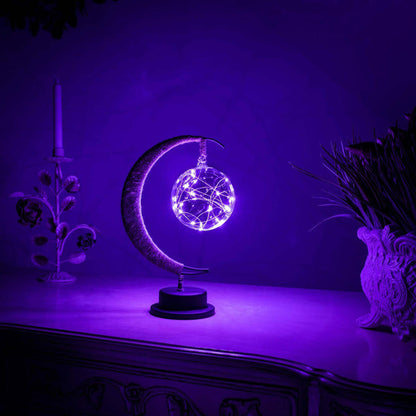 Lunara - Warm Glass Moon Lamp