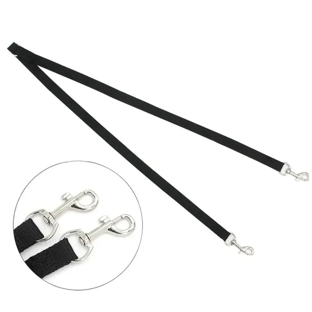 Double Dog Leash - Nylon Coupler for 2 Dogs