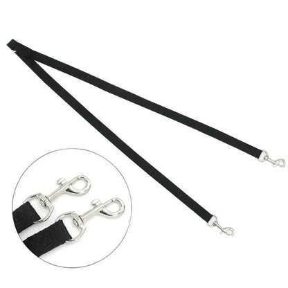 Double Dog Leash - Nylon Coupler for 2 Dogs 