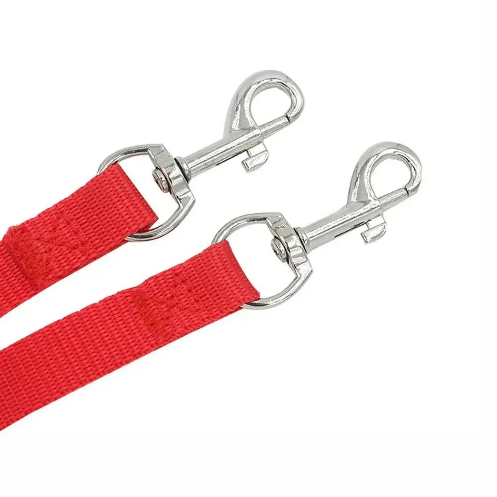 Double Dog Leash - Nylon Coupler for 2 Dogs 