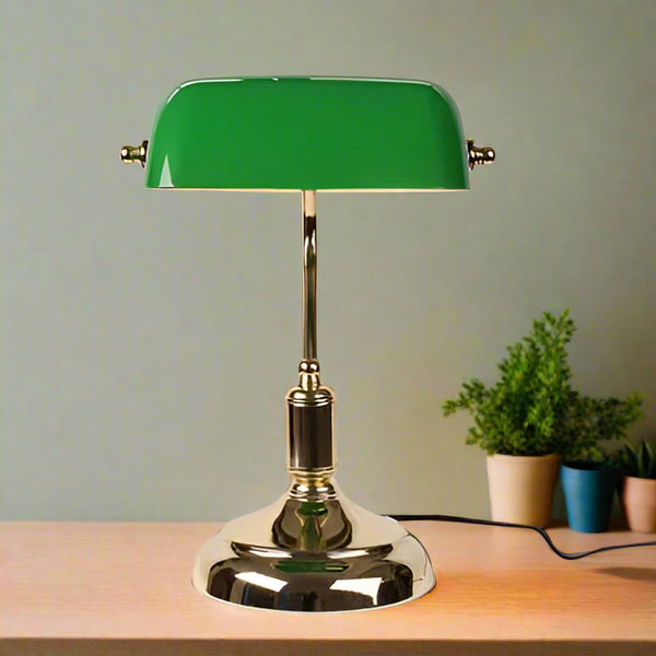 Eureka – Europese Glazen Tafel Lamp